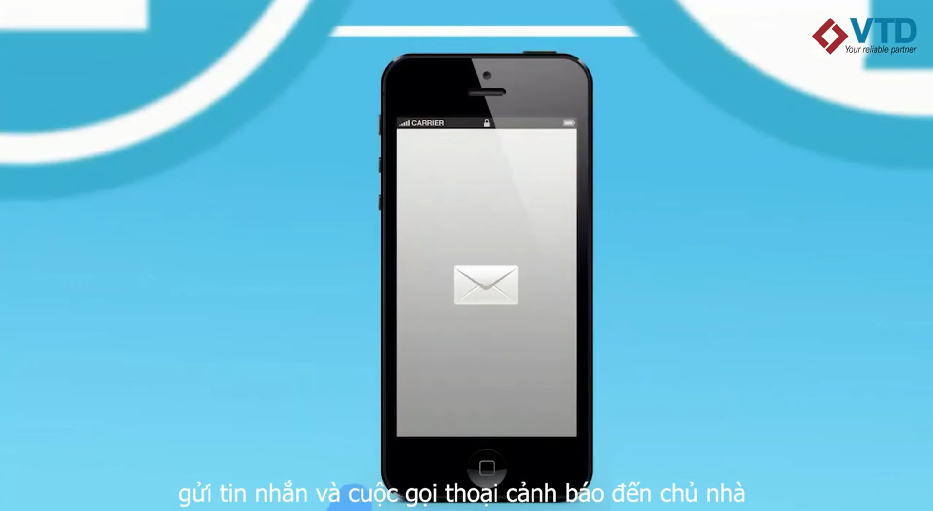 Hệ thống gửi tin nhắn cảnh báo tới điện thoại 