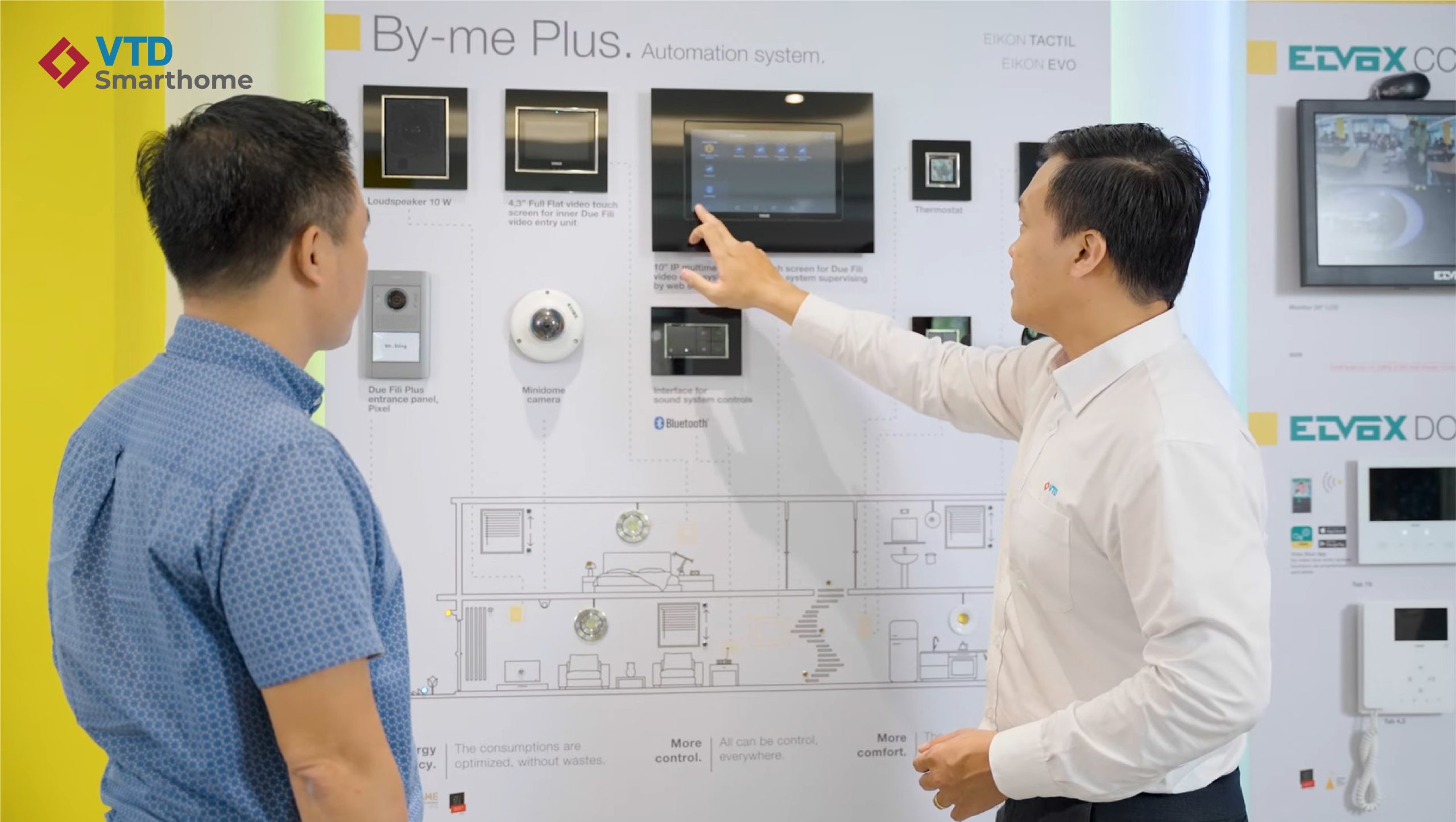 Kiến trúc sư Phạm Hoàng Phương tại showroom nhà thông minh VTD SMARTHOME
